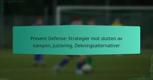Prevent Defense: Strategier mot slutten av kampen, Justering, Dekningsalternativer